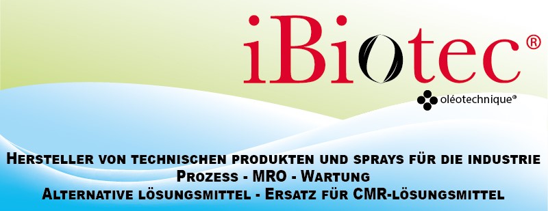 Ibiotec-Lösungsmittel ohne Gefahrenpiktogramme zur Verarbeitung von Polyurethanen im Nieder- und Hochdruckverfahren.